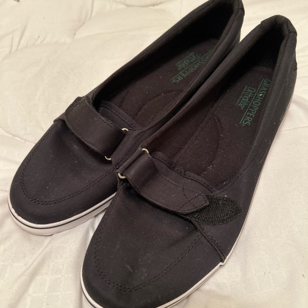 SAS Women's Black Loafers